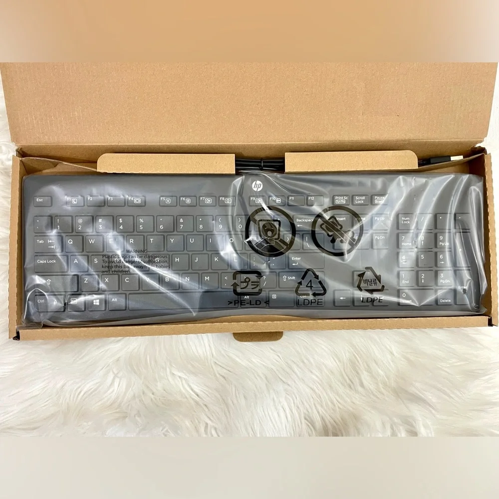 NIB, HP Slimline USB Keyboard